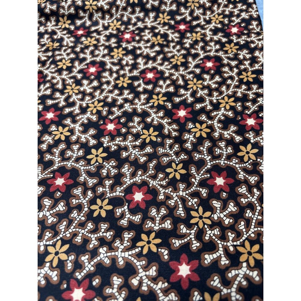 Kathy Hall for Andover Fabrics Floral Print Cotton 1/2 yard x 44" Craft Material
